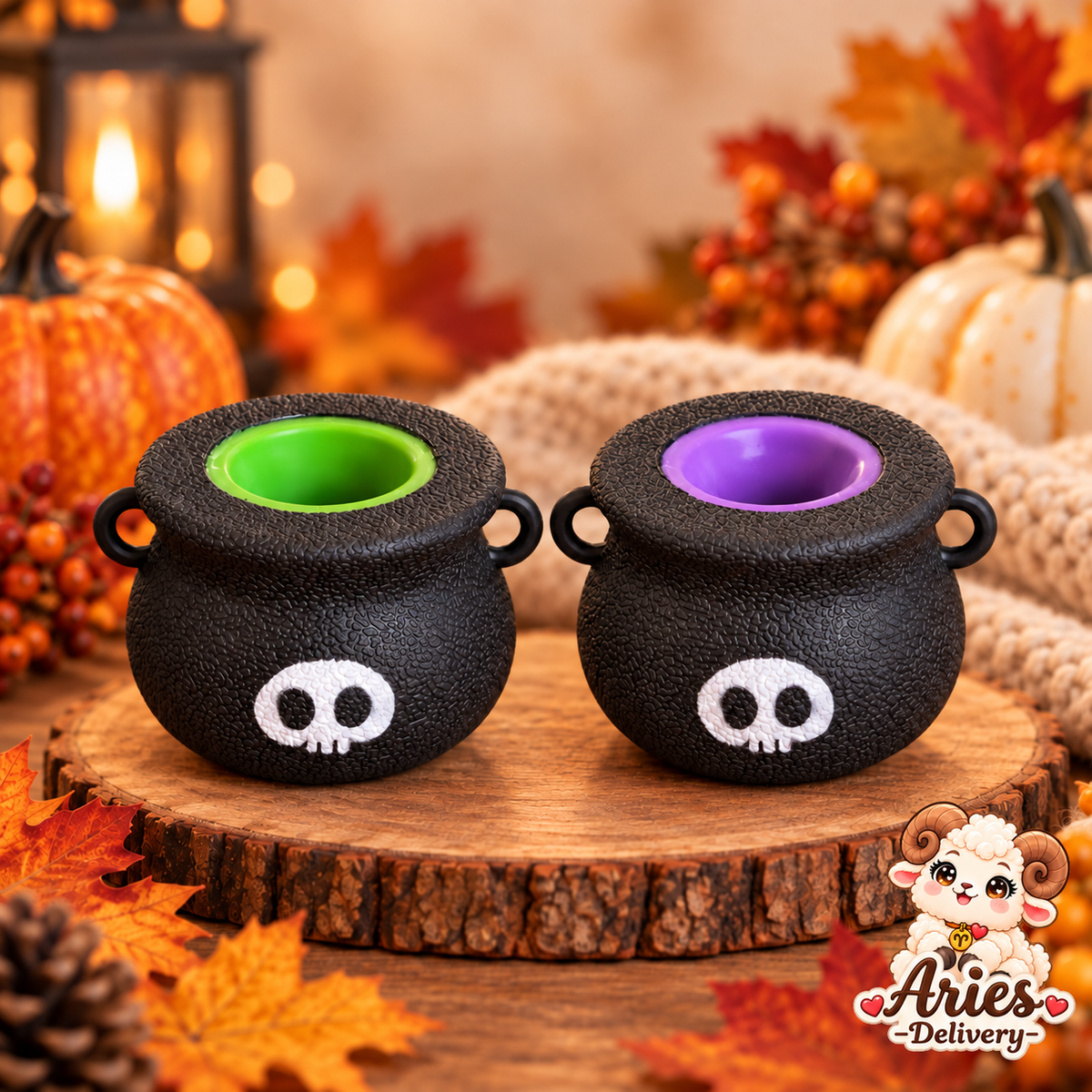 👻 Chaudron Pop-Up Fantôme Halloween – 2 coloris