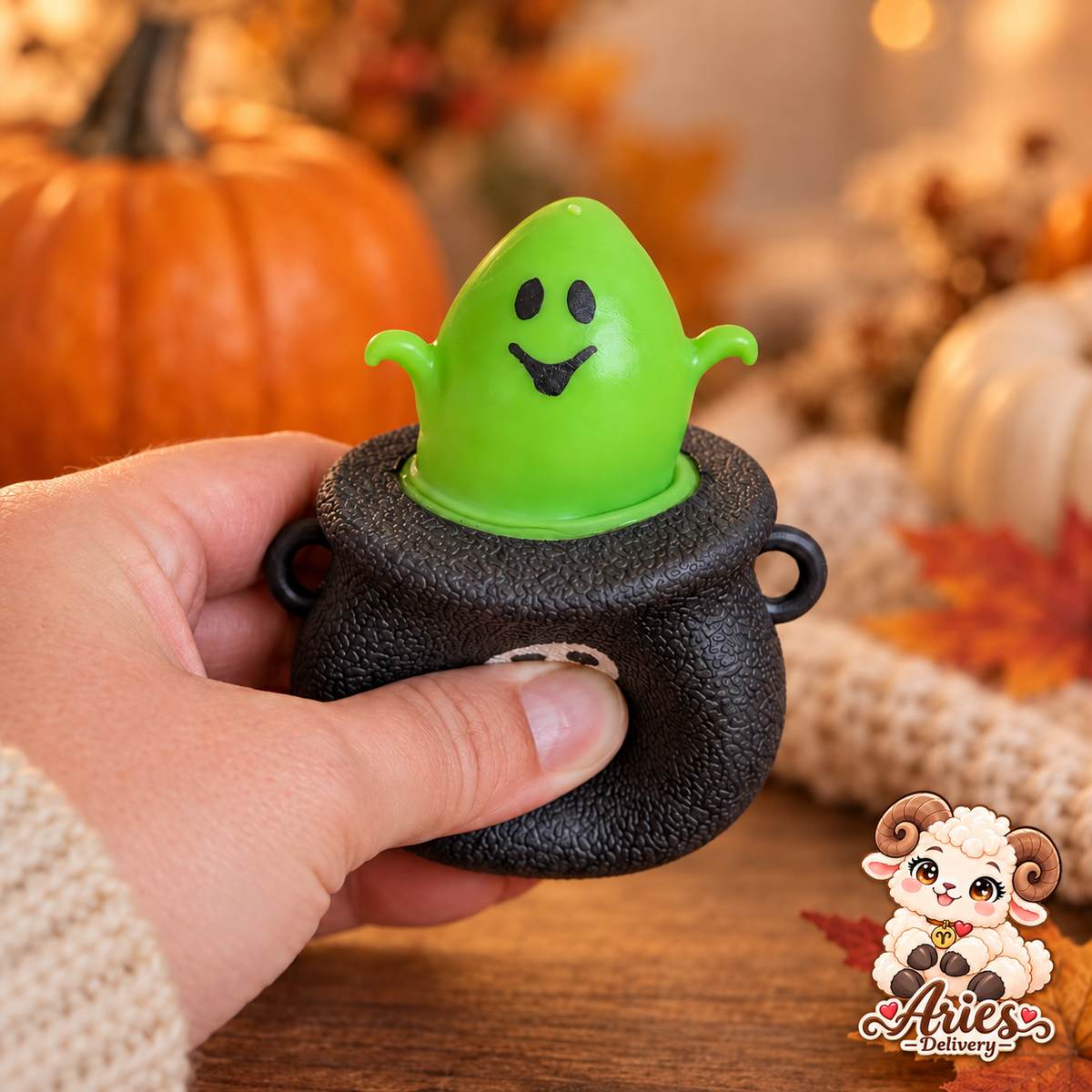 👻 Chaudron Pop-Up Fantôme Halloween – 2 coloris