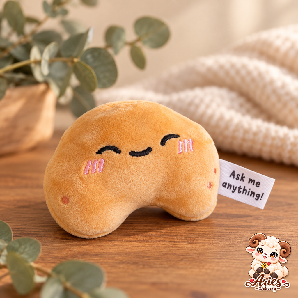 🥠 Fortune Cookie kawaii – Squishy dé surprise