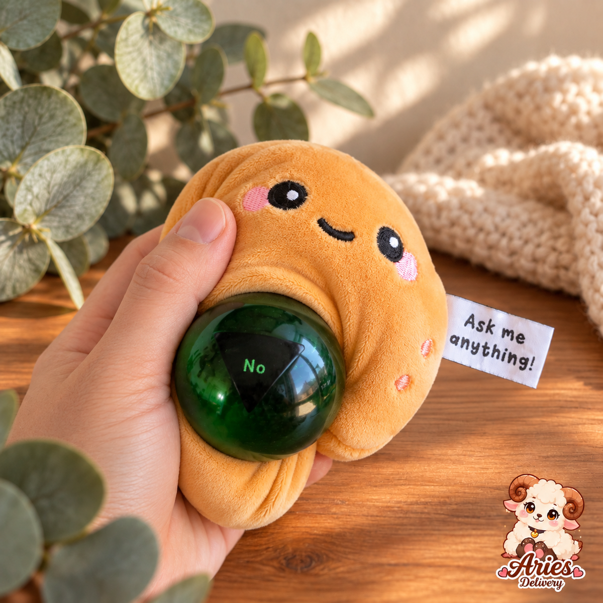 🥠 Fortune Cookie kawaii – Squishy dé surprise