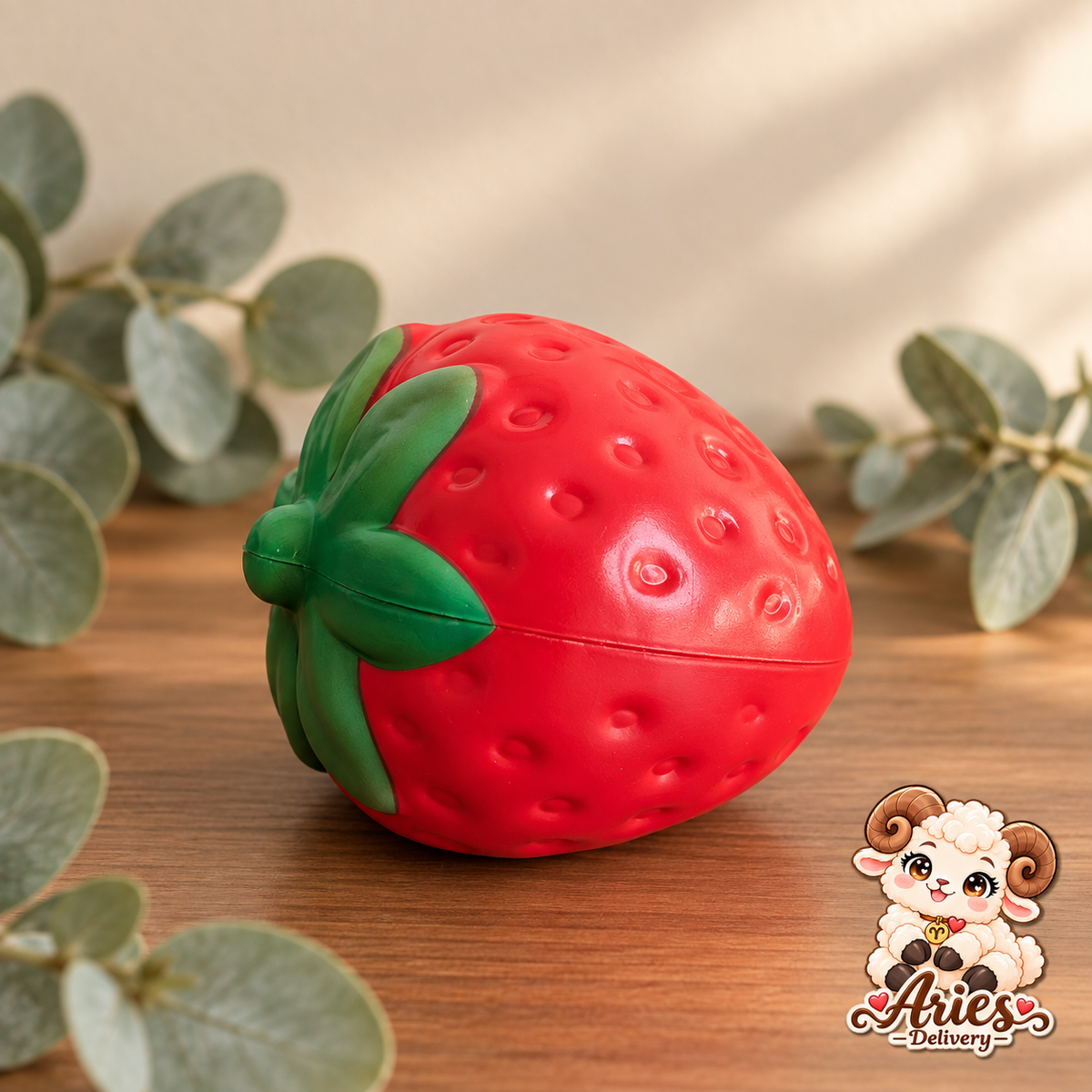 🍓 Squishy Fraise Slow Rebond Parfumé