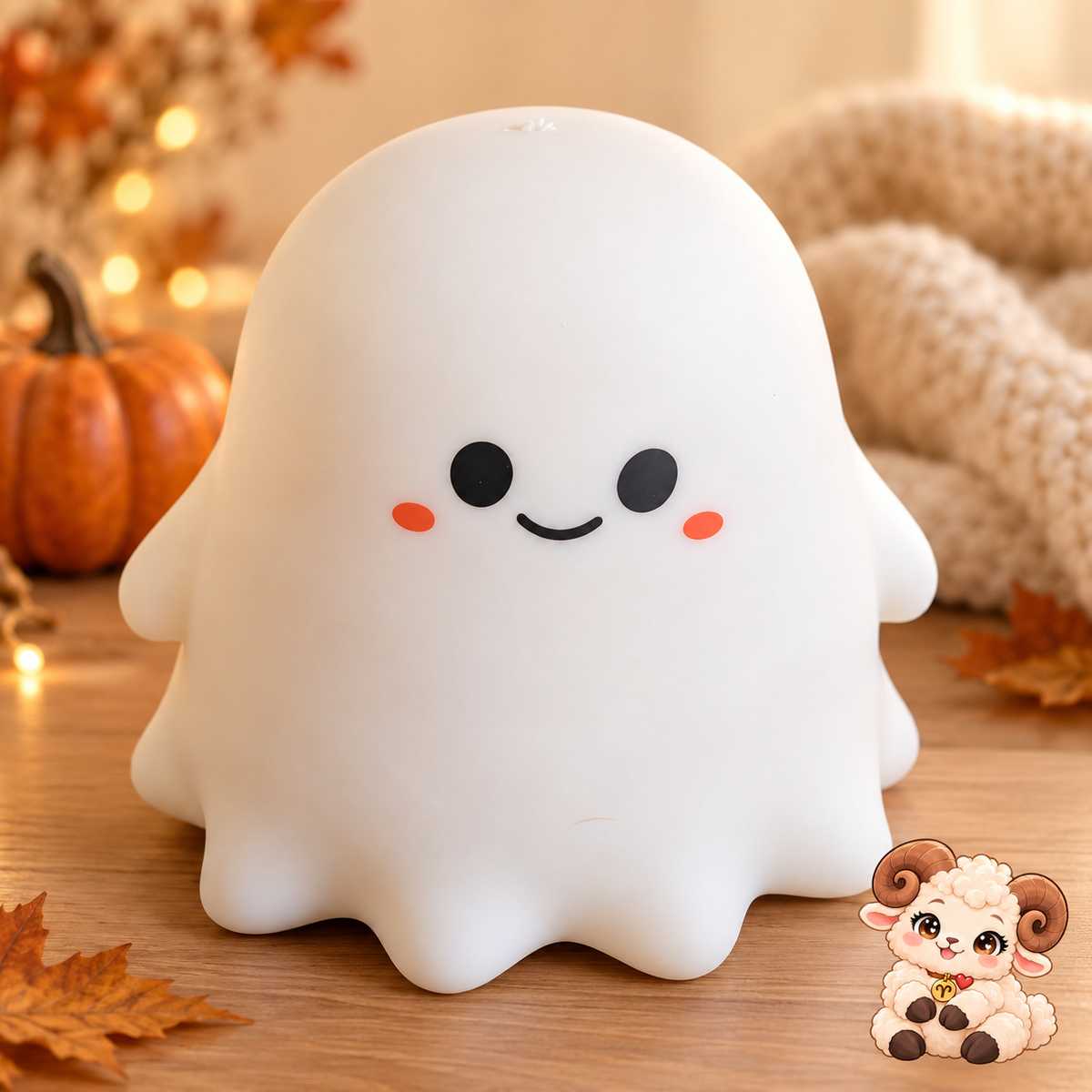 👻 Grand Squishy Fantôme Halloween – 2 modèles
