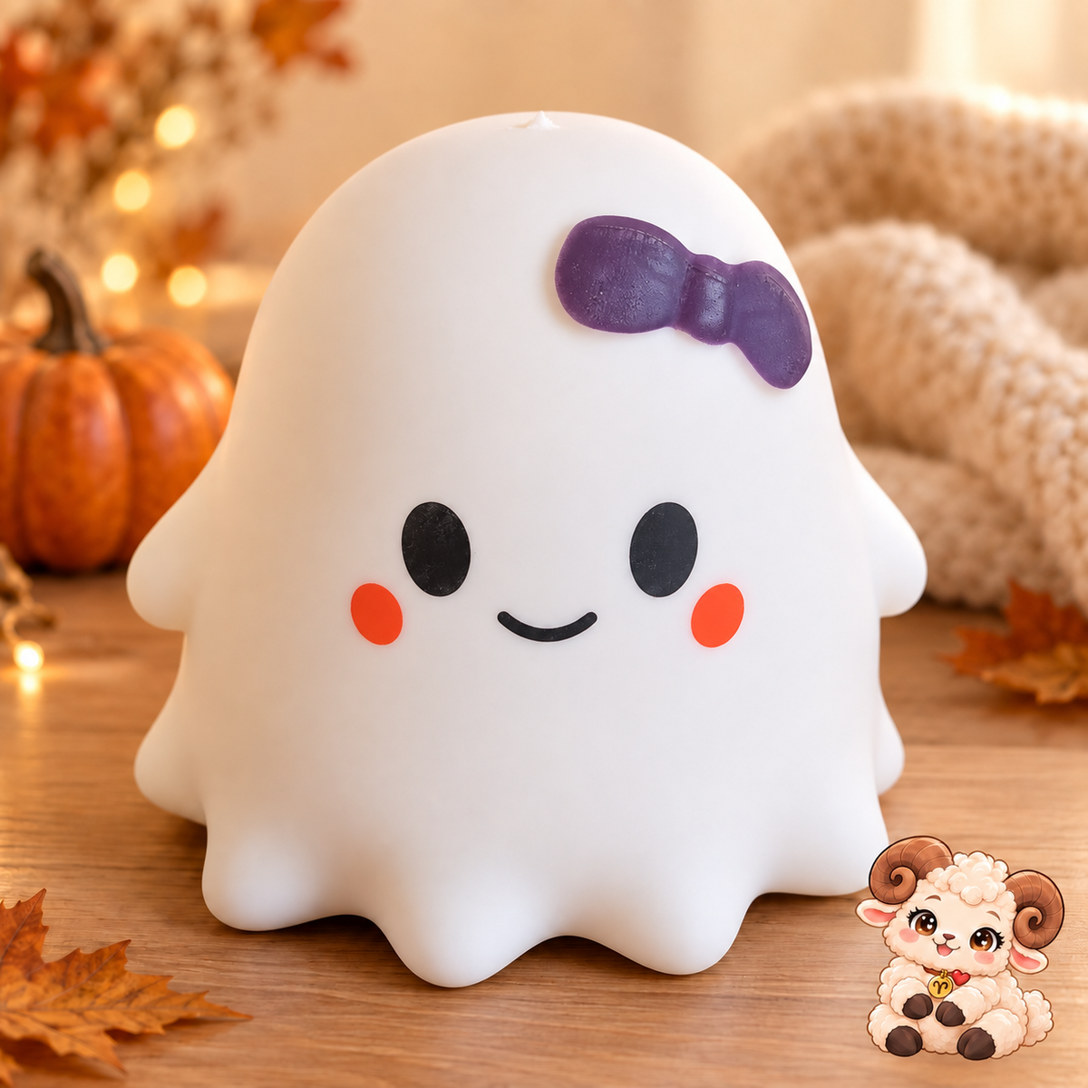 👻 Grand Squishy Fantôme Halloween – 2 modèles