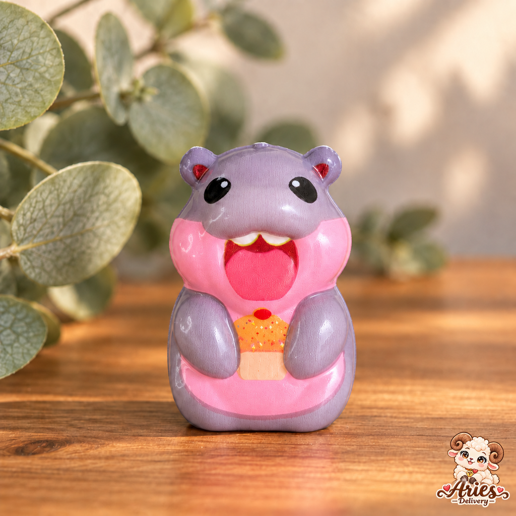 🦛 Mini Squishy Hippopotame Surprise – Modèle aléatoire