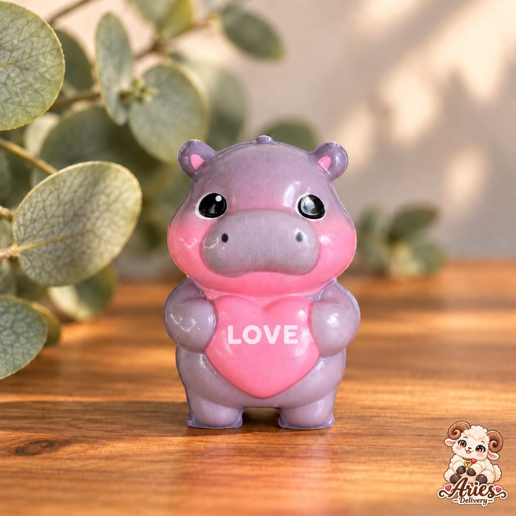 🦛 Mini Squishy Hippopotame Surprise – Modèle aléatoire