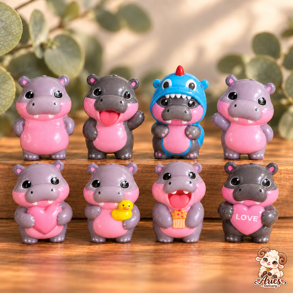🦛 Mini Squishy Hippopotame Surprise – Modèle aléatoire