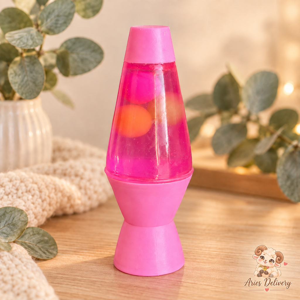 🪩 Squishy Lampe à Lave Rétro – 3 coloris
