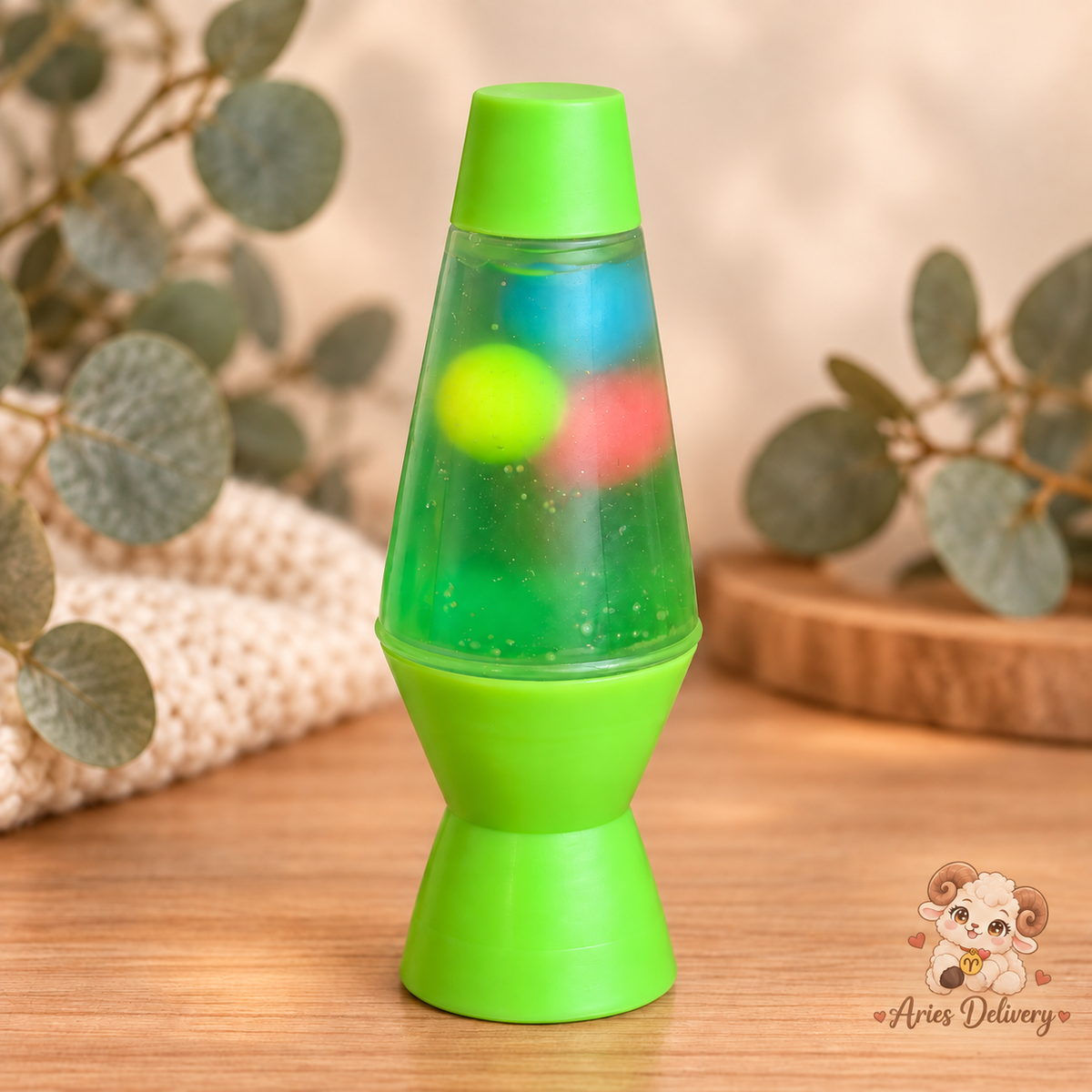 🪩 Squishy Lampe à Lave Rétro – 3 coloris