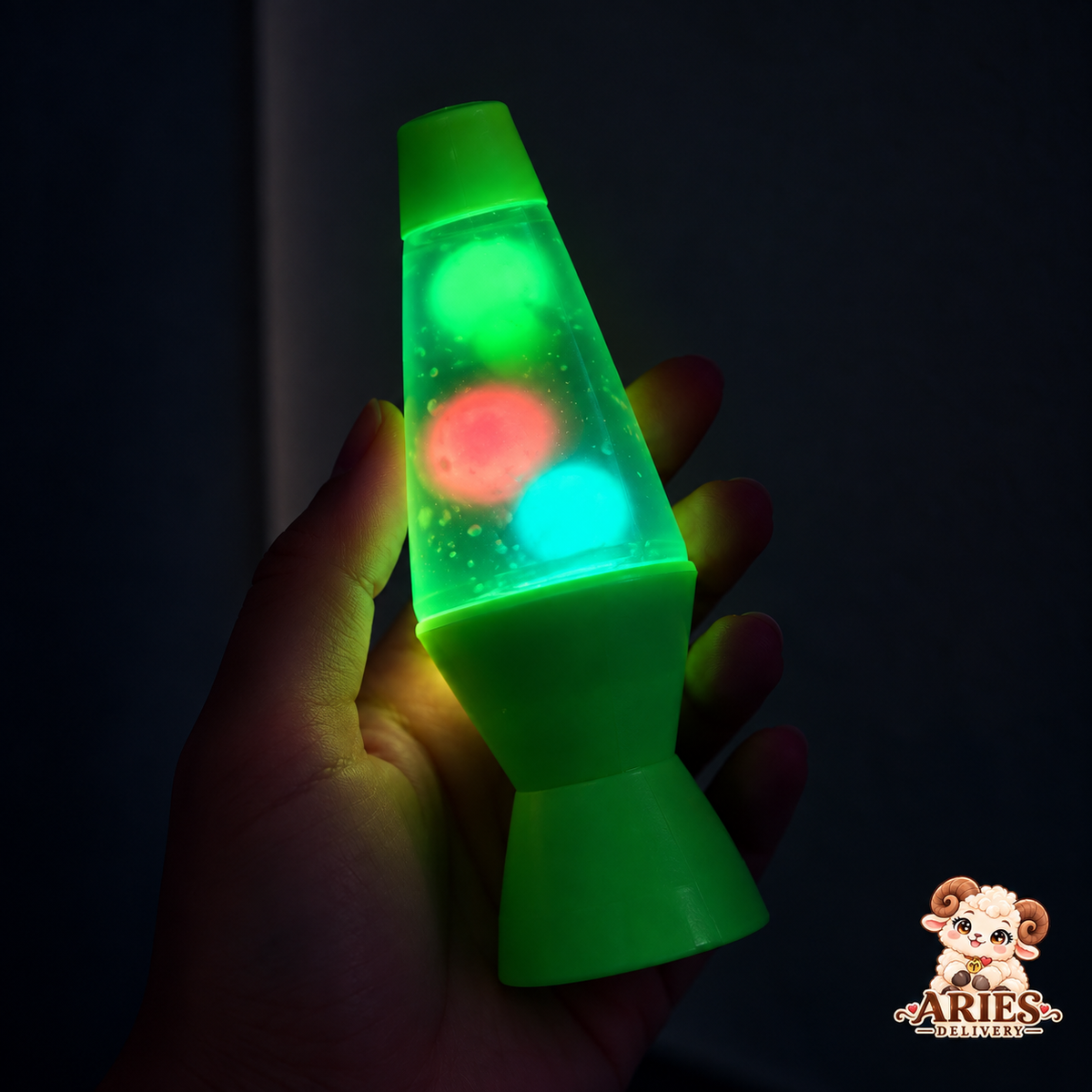 🪩 Squishy Lampe à Lave Rétro – 3 coloris