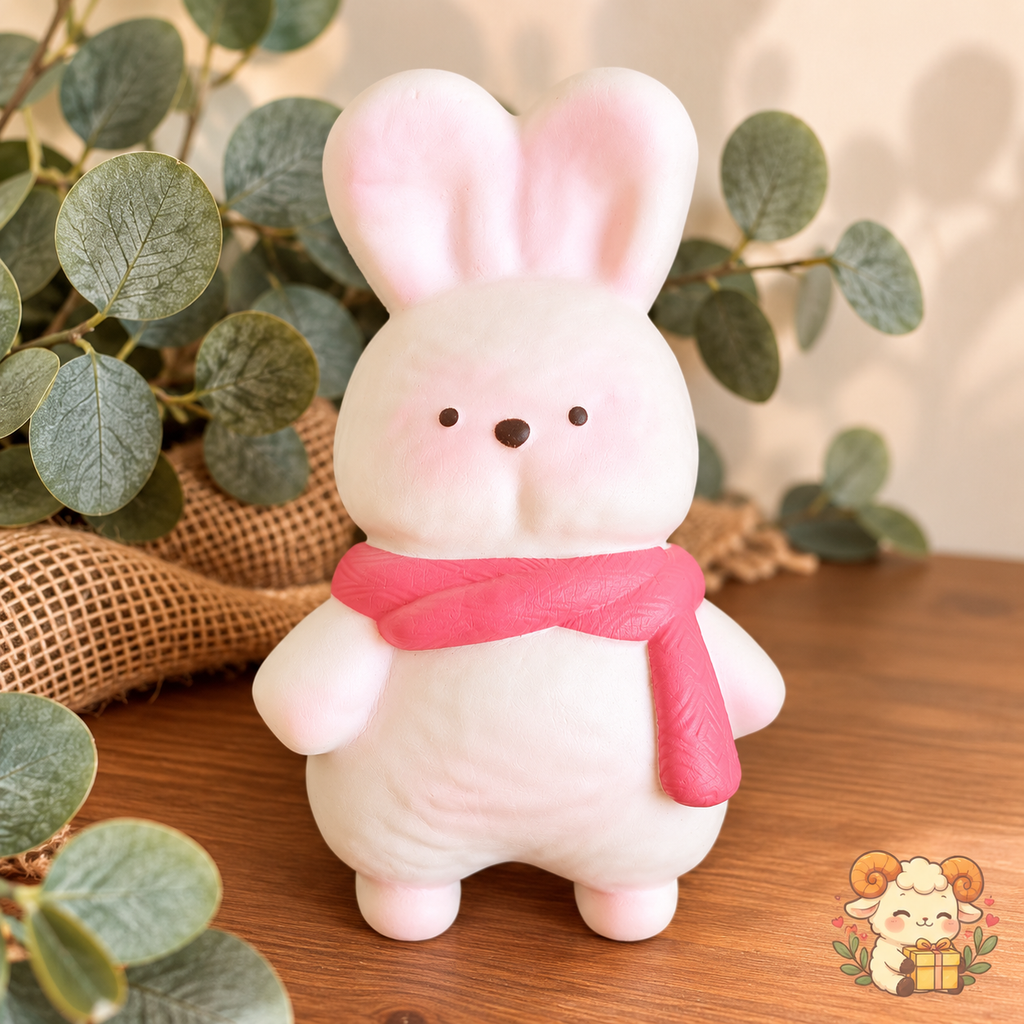 🐰 Squishy Lapin tout doux – 16 cm