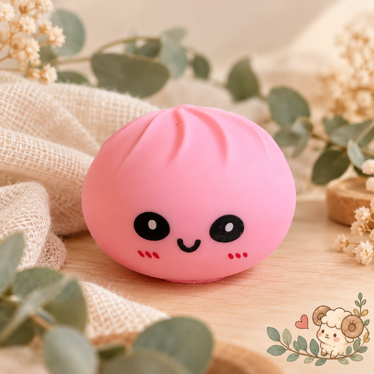 🥟Mini Dumpling – texture mousse à raser – env. 5 cm