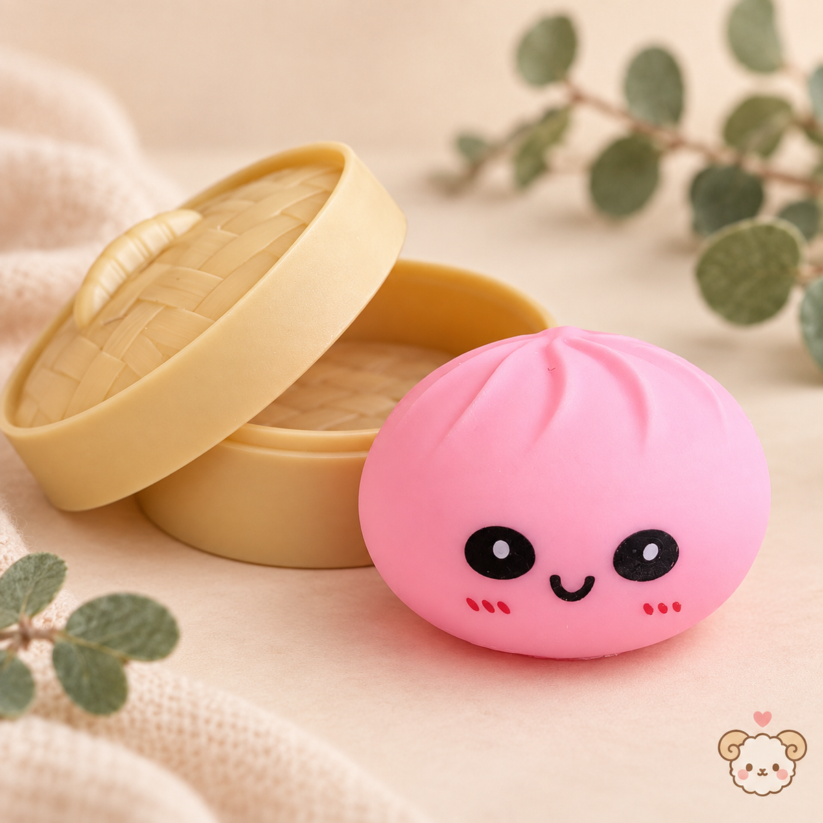 🥟Mini Dumpling – texture mousse à raser – env. 5 cm