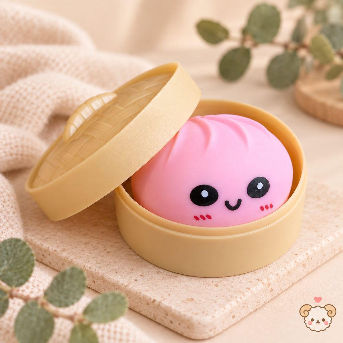 🥟Mini Dumpling – texture mousse à raser – env. 5 cm