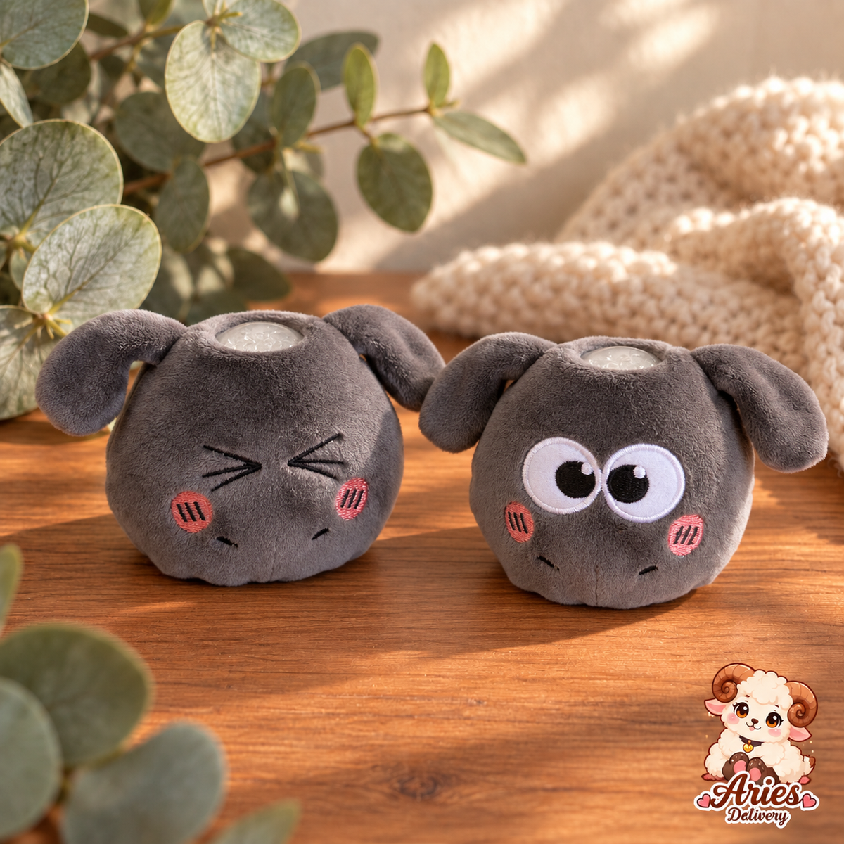 🐑 Squishy Peluche Mouton Kawaii – 2 modèles
