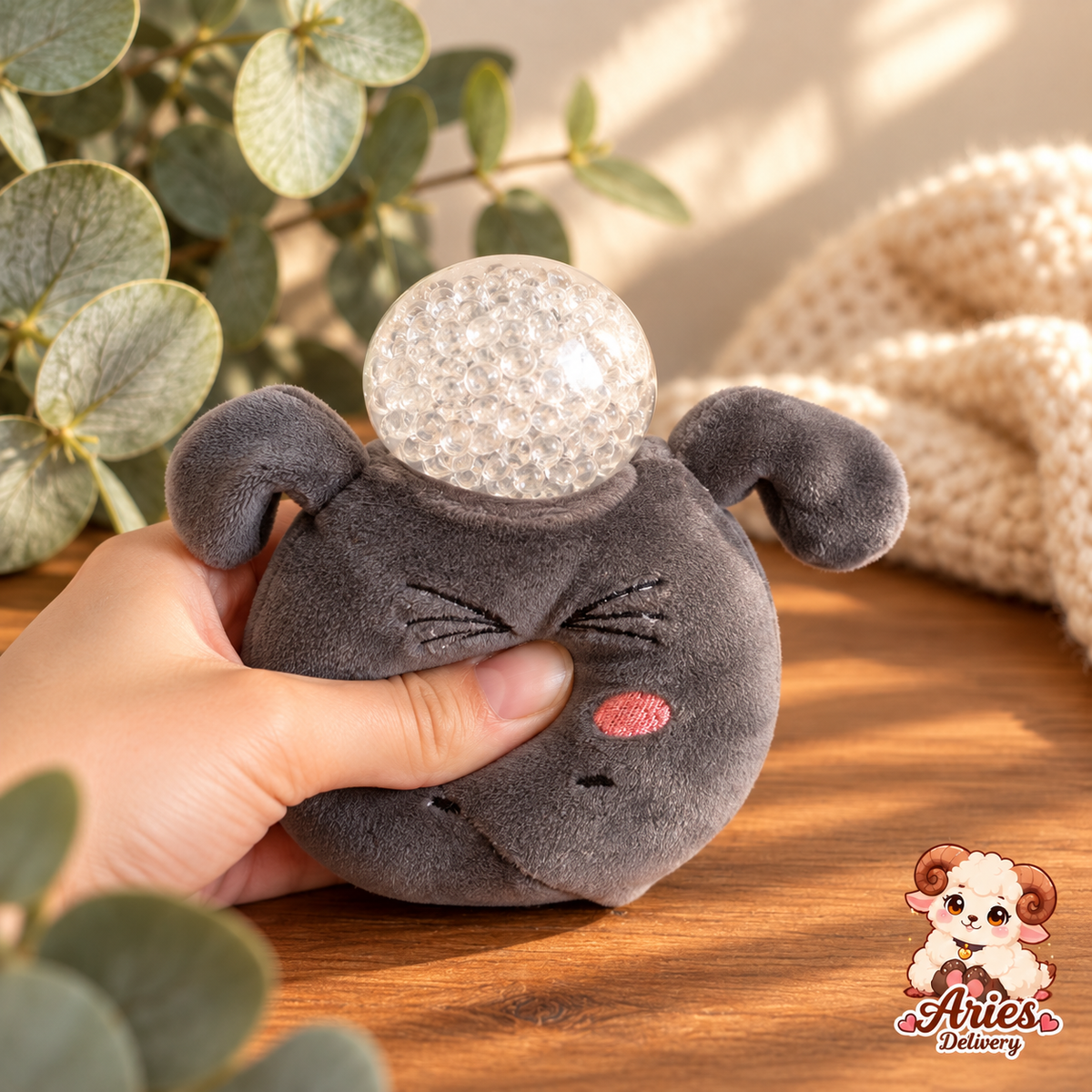 🐑 Squishy Peluche Mouton Kawaii – 2 modèles