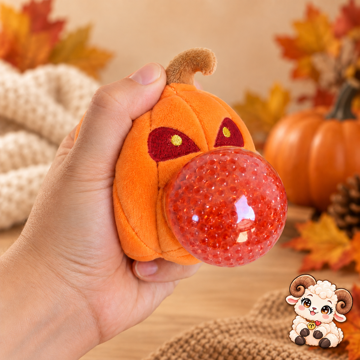 🎃 Squishy Peluche Halloween – 4 modèles
