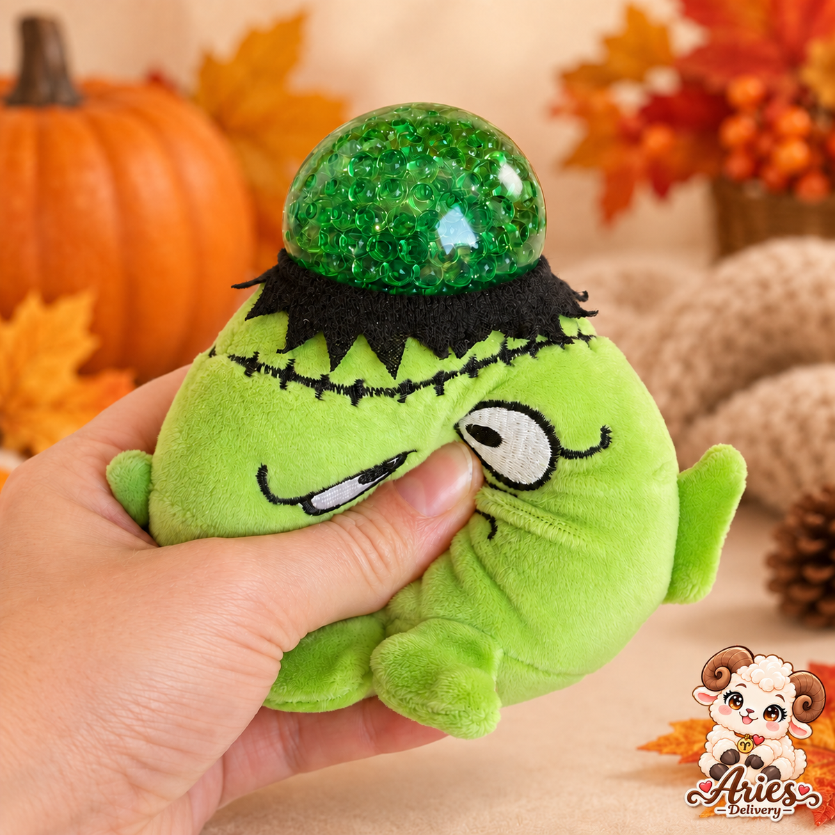🎃 Squishy Peluche Halloween – 4 modèles