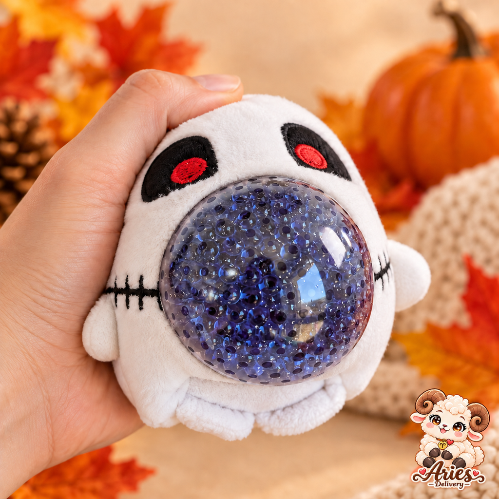 🎃 Squishy Peluche Halloween – 4 modèles