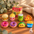 🍔 Mini Squishy Tasty Food Surprise – Modèle aléatoire