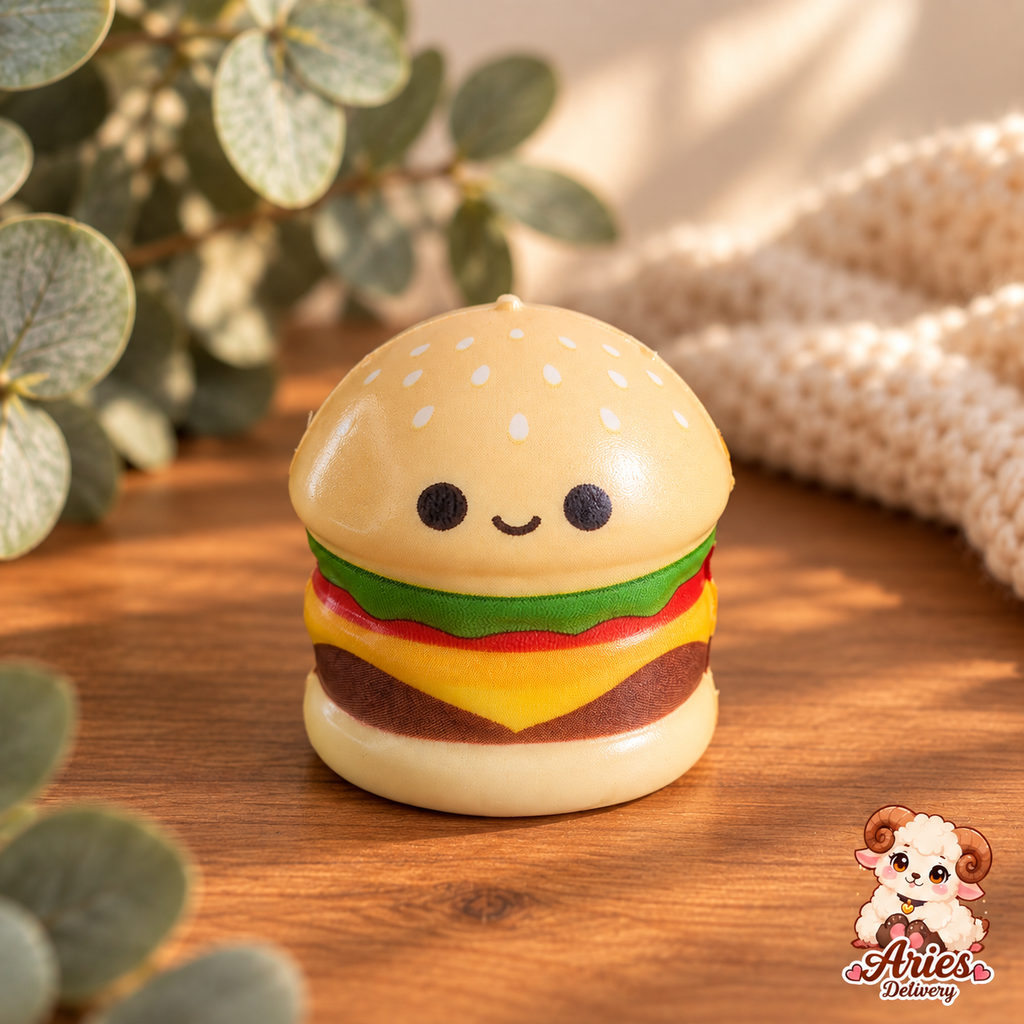 🍔 Mini Squishy Tasty Food Surprise – Modèle aléatoire