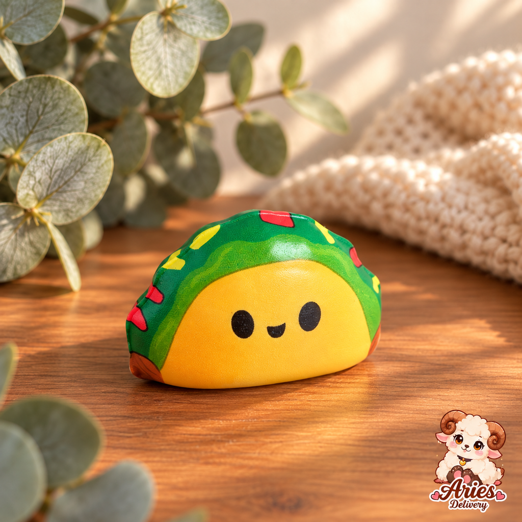 🍔 Mini Squishy Tasty Food Surprise – Modèle aléatoire