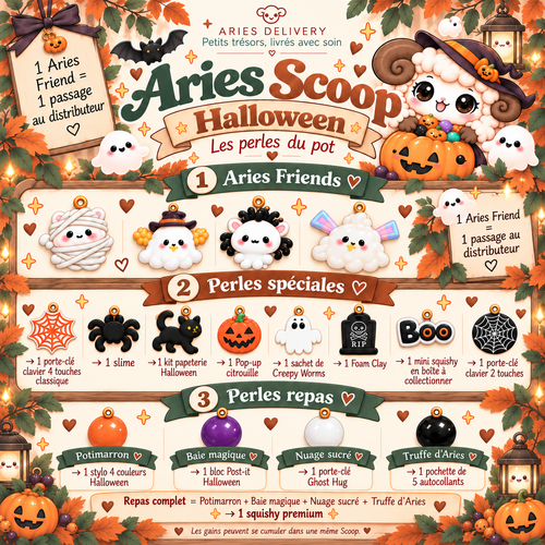 Aries Scoop Halloween - perles du pot et gains